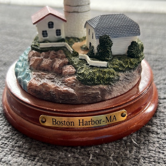 Boston Harbour, MA Lighthouse Candle Topper - Picture 2 of 6